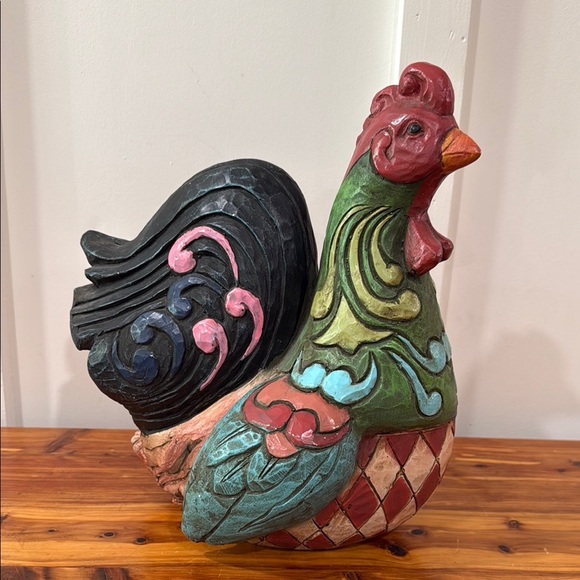 Jim Shore 2012 Outdoor Living Collection "Alexander" Rooster Statue - Picture 1 of 8